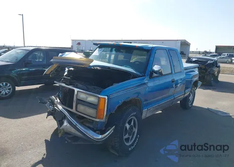1992 GMC Sierra K1500 from USA, damaged, VIN 2GDEK19K3N1542095